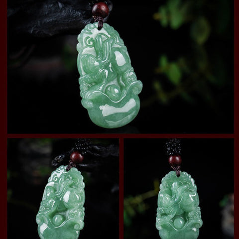 Jade 12 Chinese Zodiac Signs Pendants for Men and Women, Jade Pendant Necklaces