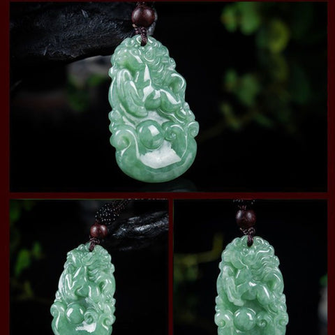 Jade 12 Chinese Zodiac Signs Pendants for Men and Women, Jade Pendant Necklaces