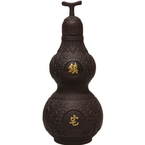 Brass Feng Shui Gourd Ornament: Hollow with Lid, Home Decor Craft, Attracts Peace and Wealth