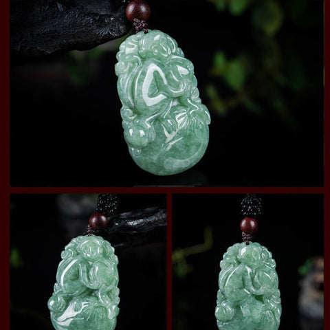 Jade 12 Chinese Zodiac Signs Pendants for Men and Women, Jade Pendant Necklaces