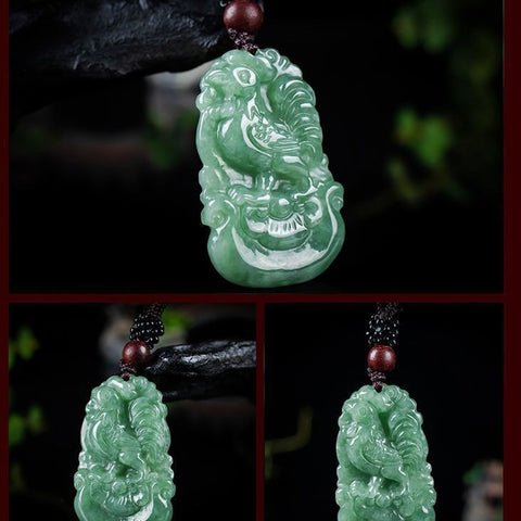 Jade 12 Chinese Zodiac Signs Pendants for Men and Women, Jade Pendant Necklaces