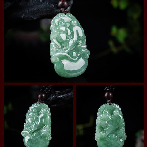 Jade 12 Chinese Zodiac Signs Pendants for Men and Women, Jade Pendant Necklaces