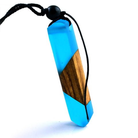 Natural Wood And Water Anti-Anxiety Necklace