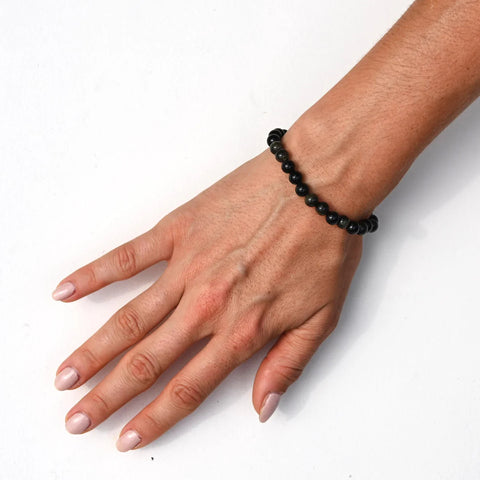 Pulsera de obsidiana negra